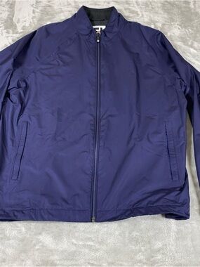 FootJoy Men’s XL Blue DryJoys Waterproof Golf Windbreaker Coat